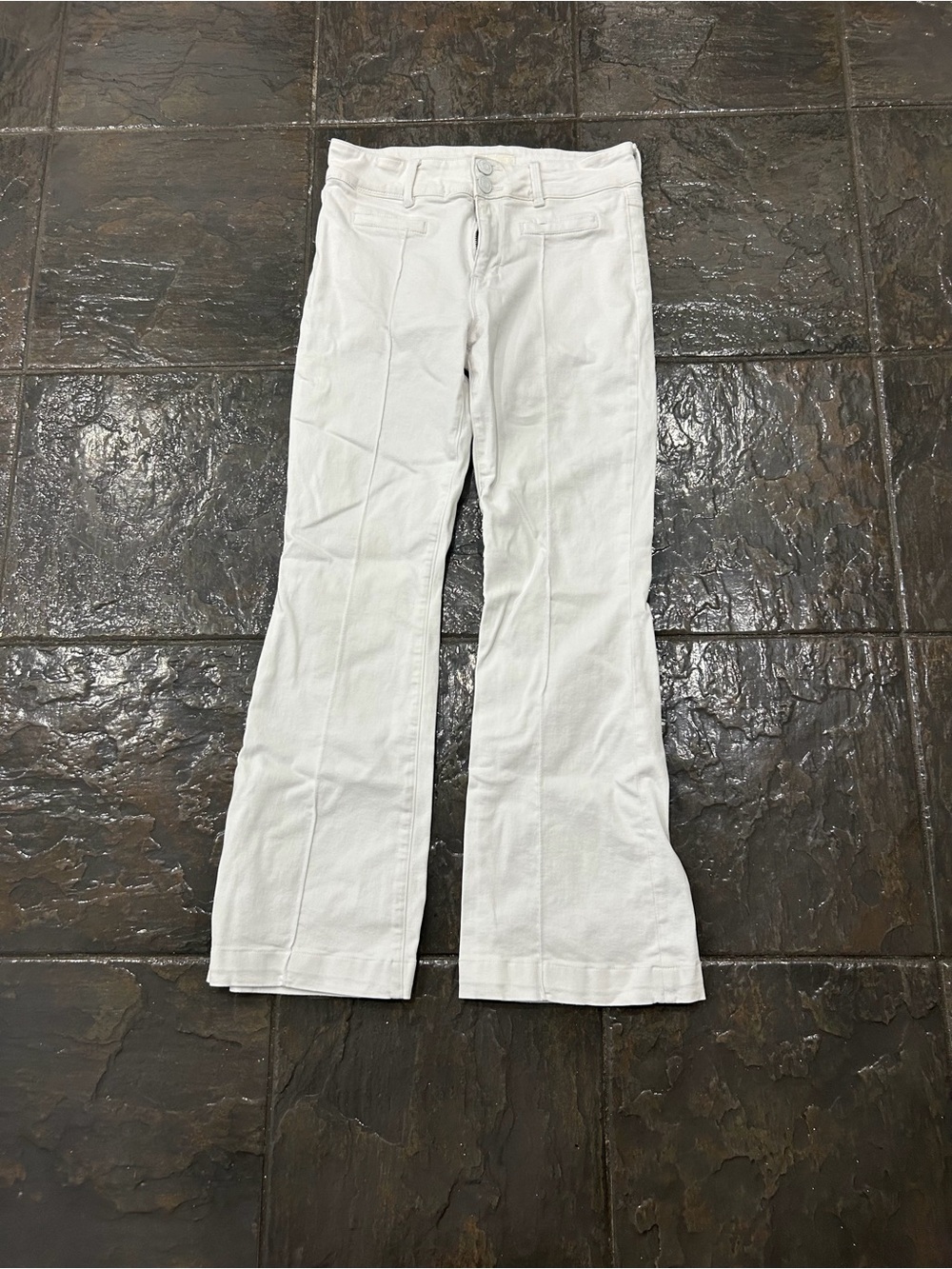 KUT From The Kloth Ana White High Rise Flare Jeans Size 6 - Picture 3 of 7